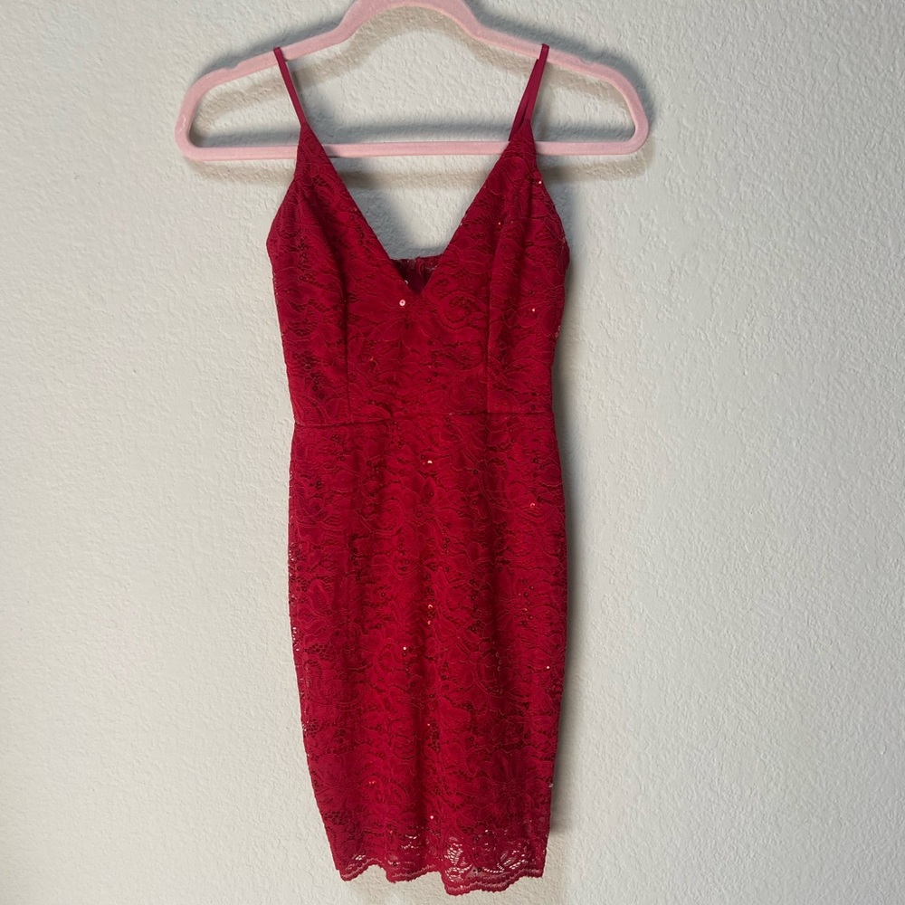 Charlotte Russe Red Cocktail Dress